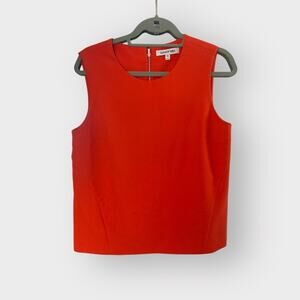 Elizabeth and James orange sleeveless blouse